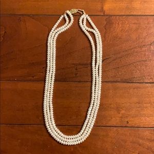 Vintage freshwater pearl triple strand necklace